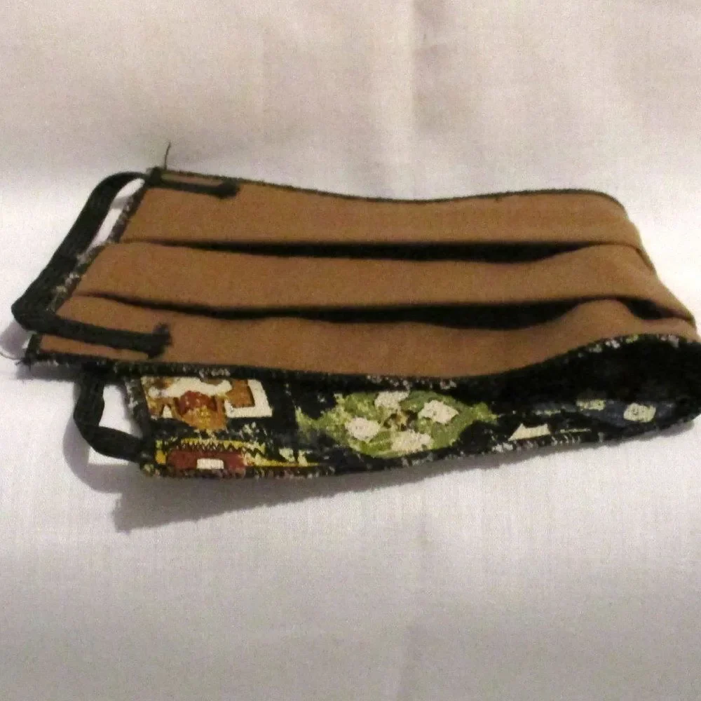 Face Mask Brown Multi Color